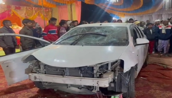 सीतापुर: शराब के नशे में धुत ड्राइवर ने कथा पंडाल में चढ़ाई कार, 8 माह की मासूम की मौके पर मौत, 14 लोग घायल